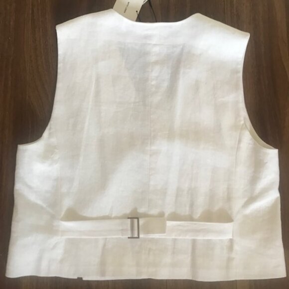 ZARA linen vest, size M, NWT * - Picture 8 of 14
